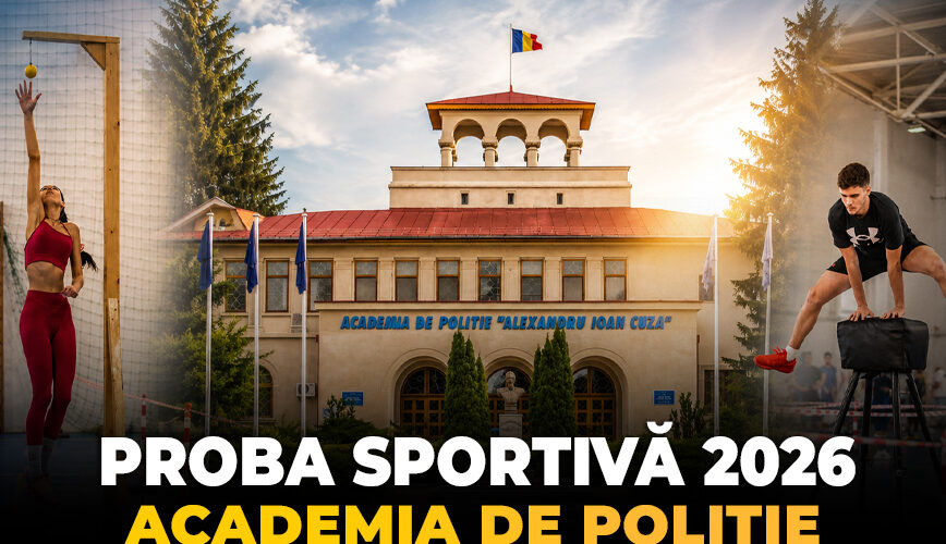 Rezultate proba sportiva Academia de Politie 2026
